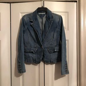 Tommy Hilfiger Denim Blazer Fitted Jacket L